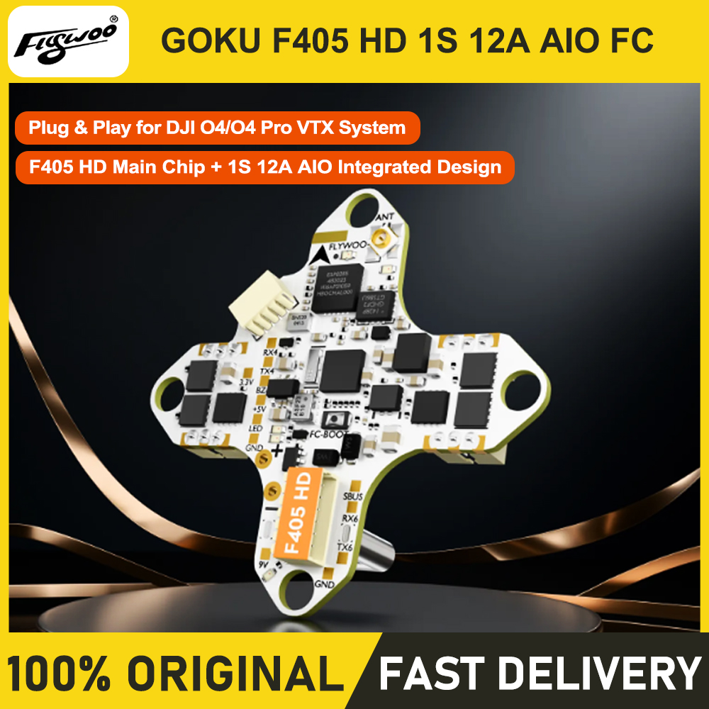 Drone Flight Controller - FLYWOO GOKU F405 HD 1S 12A