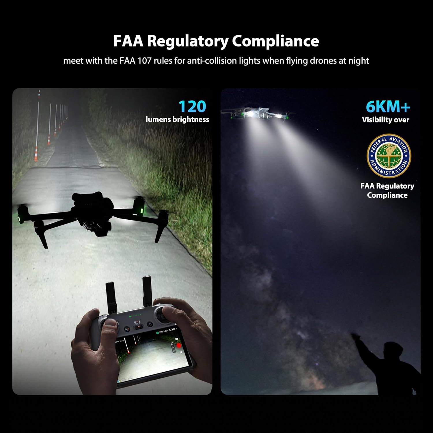 STARTRC Drone Strobe Light Ant - Drone Landing Gear ulasan dan harga