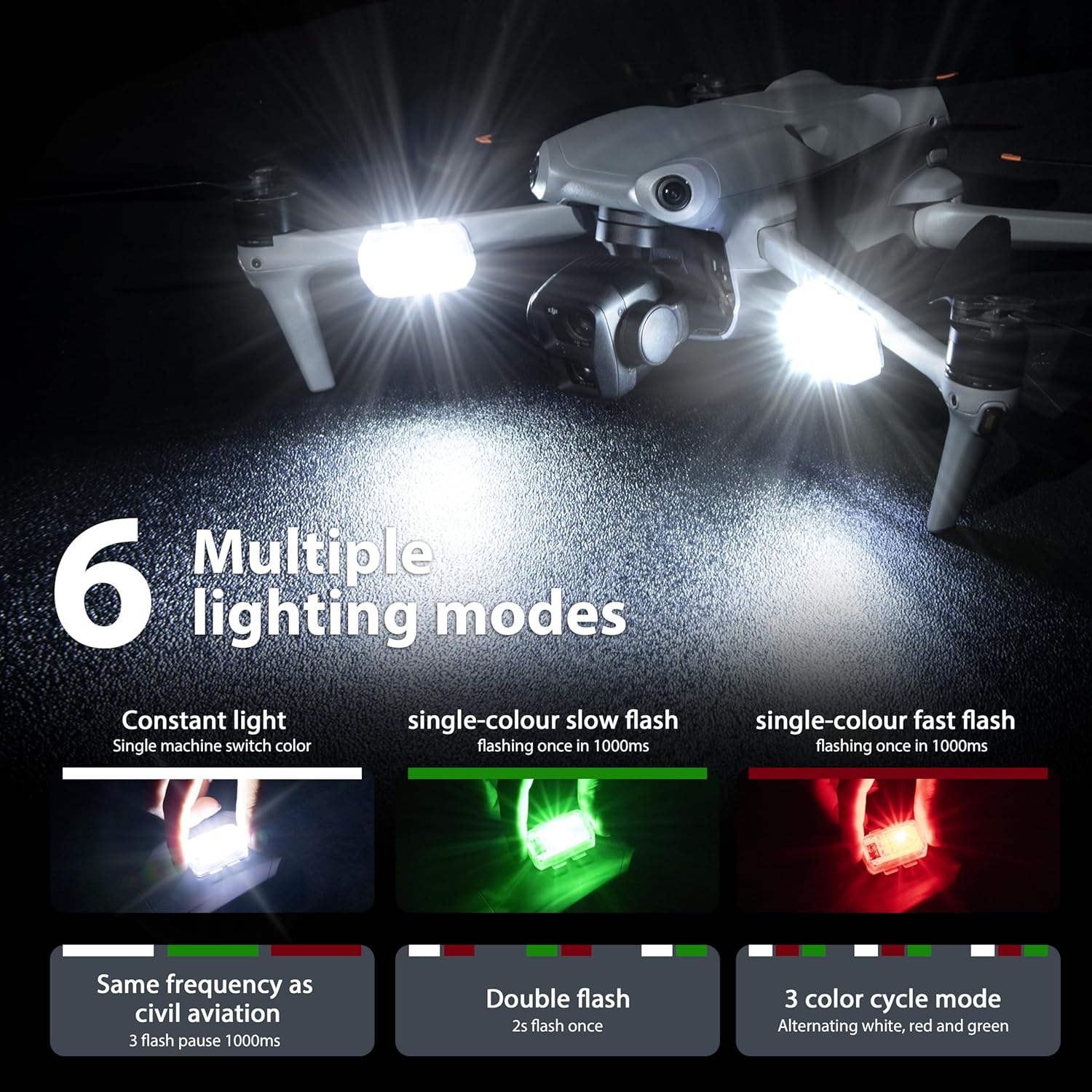 STARTRC Drone Strobe Light Ant - Drone Landing Gear ulasan dan harga