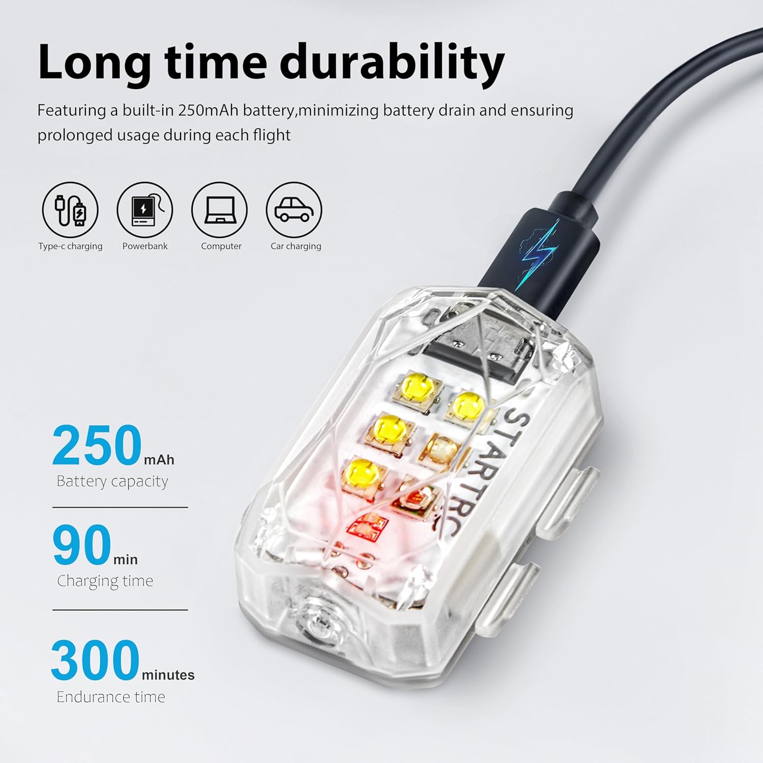 STARTRC Drone Strobe Light Ant - Drone Landing Gear ulasan dan harga