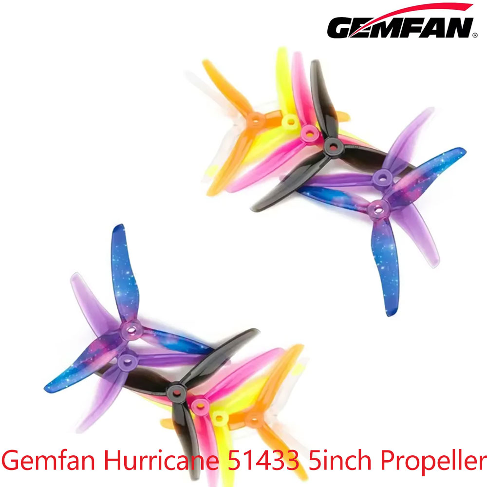 12Pairs Gemfan Hurricane 51433 - Drone Propeller ulasan dan harga