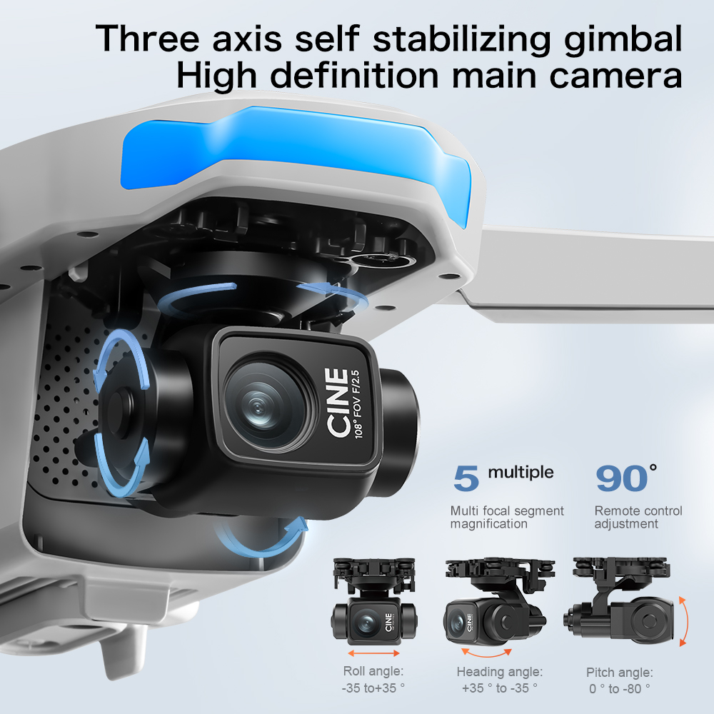 S-X1 MAX GPS Drone with 3-Axis - Drone Gps Mount ulasan dan harga