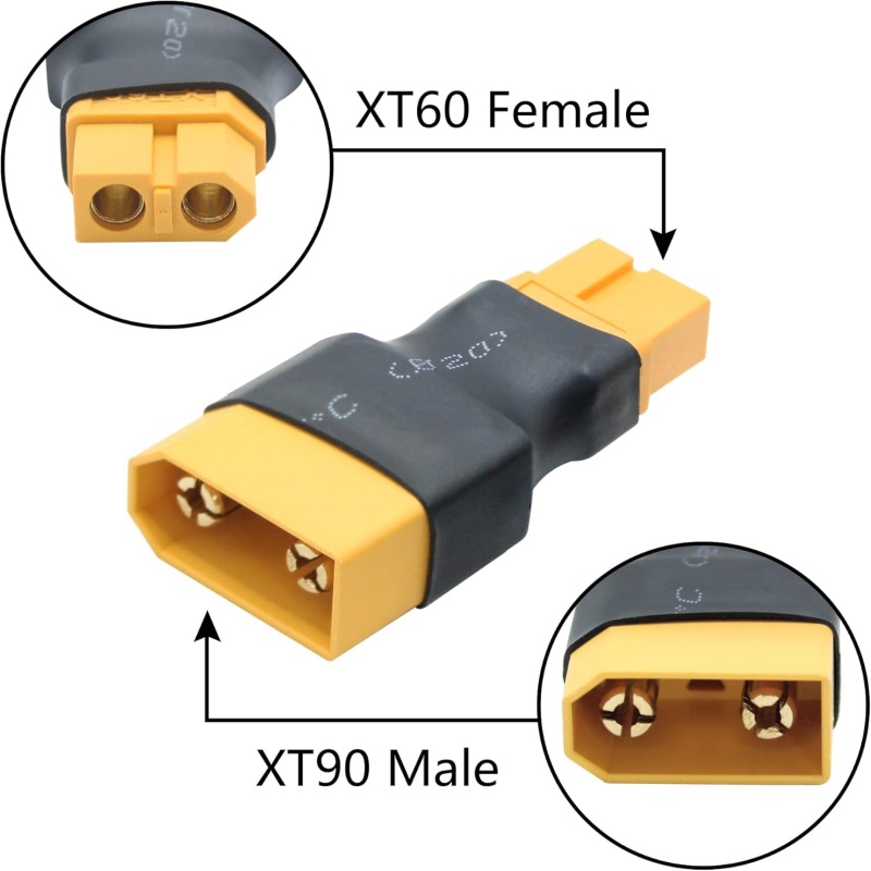 2Pcs/Lot XT90 Male Female to X - Drone Charger ulasan dan harga