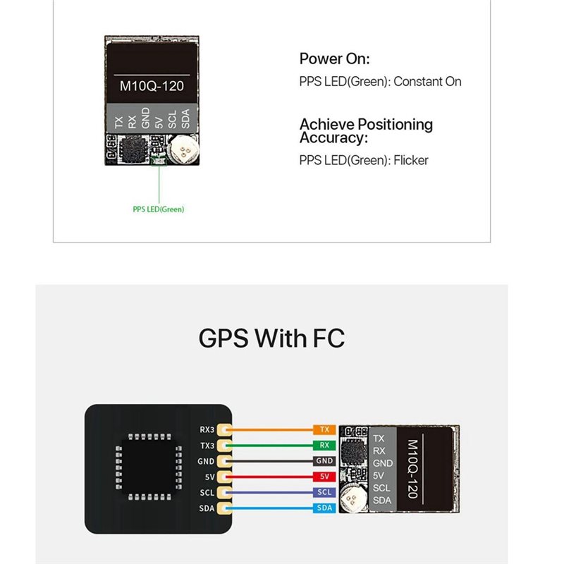 M10Q GPS Module Dual Protocol  - Drone Compass ulasan dan harga