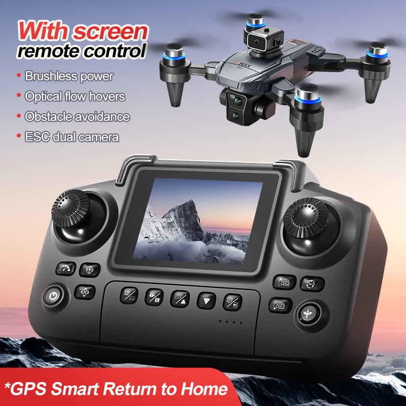 GPS RC Drone With Screen 4K Pr - Drone Gps Mount ulasan dan harga