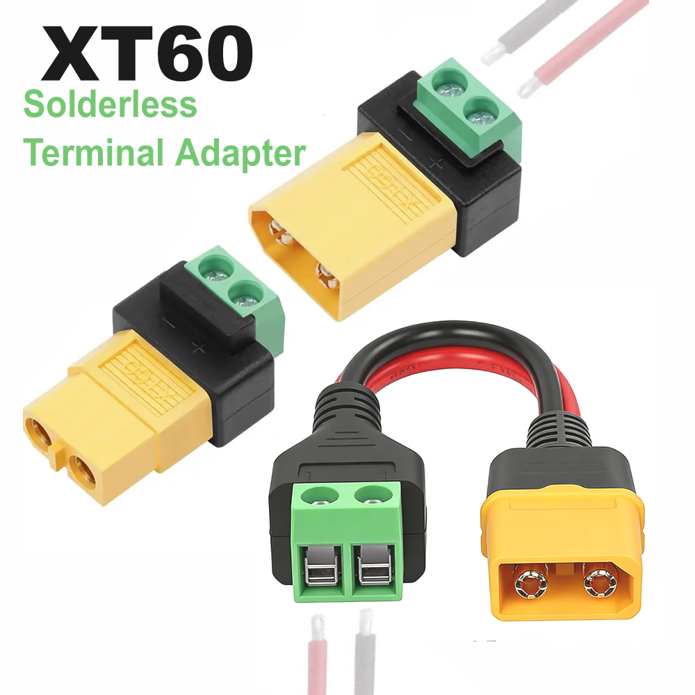Solderless 2 Pin to XT60 Male  - Drone Charger ulasan dan harga